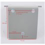 Berger & Schröter 30727 Plaque de Support pour treuil, Gris, 185 x 140 x 100 mm