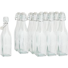 VBS Bouteilles en verre avec fermeture à étrier