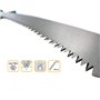 GRÜNTEK Scie à Main d' Élagage Jardin ORCA 330mm. Scie Pliante en Acier trempé Professionnel et support léger en plastique