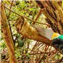 GRÜNTEK Scie à Main d' Élagage Jardin ORCA 330mm. Scie Pliante en Acier trempé Professionnel et support léger en plastique