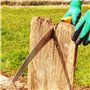 GRÜNTEK Scie à Main d' Élagage Jardin ORCA 330mm. Scie Pliante en Acier trempé Professionnel et support léger en plastique