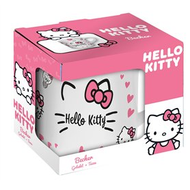 p:os Tasse pour enfant avec motif Hello Kitty dans un coffret cadeau