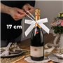 Praknu Nœud Voiture Mariage - Lot de 50 - Noeuds d'antenne Faits Main Ruban Satin - Décoration de Mariage - pour diverses fêtes 