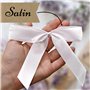Praknu Nœud Voiture Mariage - Lot de 50 - Noeuds d'antenne Faits Main Ruban Satin - Décoration de Mariage - pour diverses fêtes 