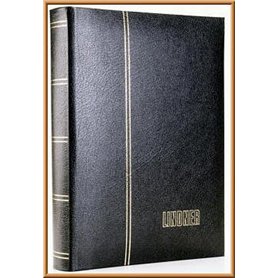 LINDNER Das Original Classeur Elegant Cuir pour Timbres avec 60 Pages Noires
