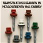 Vis à tôle trapézoïdale Twistec - 100 pièces