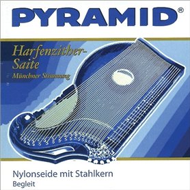 Pyramid cordes de cithare en soie de nylon avec âme en acier. Jeu de cithares pour harpe/résonance aérienne 612/Bg