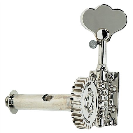 Rubner 140-117-5 Mécanique de basse individuelle pour contrebasse - Forme française 4/4-3/4-5 cordes nickelées - Fabriqué en All
