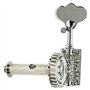 Rubner 140-117-5 Mécanique de basse individuelle pour contrebasse - Forme française 4/4-3/4-5 cordes nickelées - Fabriqué en All
