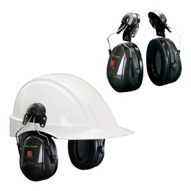 Coquilles antibruit 3M™ PELTOR™ Optime™ II H520P3E-410-GQ-01 - Vert - avec attaches P3E - Di-électrique