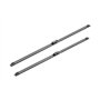Longueur: 800mm/750mm – 1 Paire de Balais avant