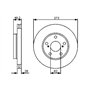 Bosch BD1312 Disques de frein - certification ECE-R90-1 jeu de 2 disques