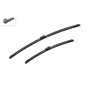 Bosch Balais d'Essuie–Glace Plats Aerotwin A523S, Longueur: 650mm/450mm – 1 Paire de Balais avant