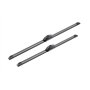 Longueur: 650mm/550mm – 1 Paire de Balais avant