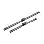 Longueur: 530mm/400mm − 1 Paire de Balais avant