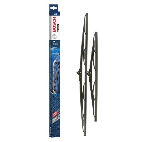 Bosch Balais d'Essuie–Glace Plats Conventionnel Twin 612