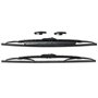 Bosch Balais d'Essuie–Glace Plats Conventionnel Twin 612, Longueur: 600mm/400mm – 1 Paire de Balais avant