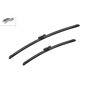 Bosch Balais d'Essuie-Glace Plats Aerotwin A398S, Longueur: 600mm/450mm − 1 Paire de Balais avant