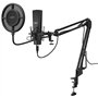 uRage Microphone à Condensateur de streaming USB avec bras (Micro Cardioïde d'Enregistrement Studio Conversation YouTube Voix-of