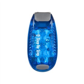Step by Step Lampe de sécurité LED Bleue réfléchissante étanche 3 Modes d'éclairage Fixation par Clip 3 réglages Disponibles pou