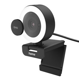 Hama C-850 Pro Webcam PC - Qualité Vidéo QHD 2K 1440p