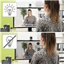 Hama C-850 Pro Webcam PC - Qualité Vidéo QHD 2K 1440p, Microphone Intégré, Cache Lentille, Filetage 1/4, Auto Focus, USB C - Con