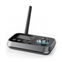 Hama Émetteur Recepteur Bluetooth Link.it Duo pour TV Stéréo Ecran Audio Video, Adaptateur Bluetooth Multipoint pour 2 Sources, 