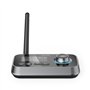 Hama Émetteur Recepteur Bluetooth Link.it Duo pour TV Stéréo Ecran Audio Video, Adaptateur Bluetooth Multipoint pour 2 Sources, 