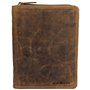 Green Burry Vintage Original Vintage 1633 Porte-Documents A5 avec Fermeture Éclair