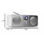 IR 010 Radio Internet, Radio Dab avec Bluetooth et Wi-FI, Radio numérique avec écran Couleur LC, Batterie, Batterie Externe inté