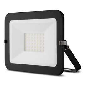 Projecteur LED 30 W noir orientable avec arceau de fixation