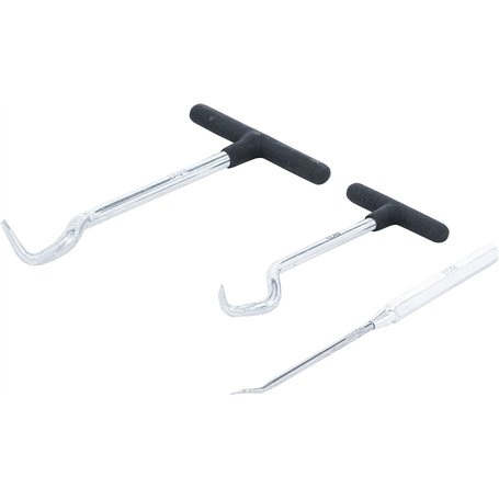 BGS 8405 | Jeu de crochets pour démontage de joints torique | 3 piéces