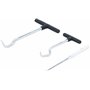BGS 8405 | Jeu de crochets pour démontage de joints torique | 3 piéces