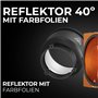 Rollei 28168 Kit réflecteur 40° avec Films de Couleur, réflecteur Photo Bowens Type S, baïonnette et filtres de Couleur magnétiq