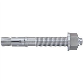 Fischer FXA 523135 Lot de 20 chevilles d'ancrage à boulon traversant 10/50 x 125 mm Plaqué zinc