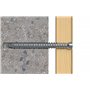 fischer - Vis pour menuiseries extérieures FFSZ 7,5x102 avec tête cylindrique à empreinte T30 - Boîte de 100