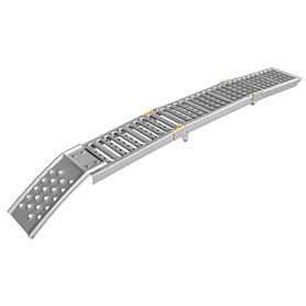 LAS 10607 Rampe d'Accès Pliable en Acier Simple