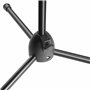 Adam Hall Stands S 5 BE - Pied Microphone noir avec perche