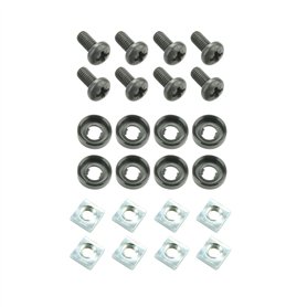 Adam Hall 19" Parts 5925 M8 AH - Kit de Montage pour deux Appareils 19" avec Écrous Carrés M6