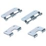 Adam Hall Hardware 2251 M2 AH - Lot de 2 Charnière Dégondable grande zinc en sachet