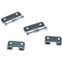 Adam Hall Hardware 2251 M2 AH - Lot de 2 Charnière Dégondable grande zinc en sachet