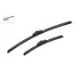 Bosch Balais d'Essuie–Glace Plats Aerotwin Retrofit AR553S, Longueur: 550mm/340mm – 1 Paire de Balais avant