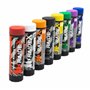 Landkaufhaus Mayer Lot de 8 crayons à dessin de bétail en 8 couleurs brillantes assorties avec curseur rotatif pour une peinture