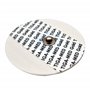 Tiga-Med Lot de 120 électrodes d'électrocardiographie adhésifs et à usage unique dotés de gel liquide 48 mm