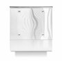 Relaxdays 10018448 Boîte aux lettre avec compartiment pour journaux fenêtre 2 clés acier inoxydable, Argent, 30 x 33, 5 x 8, 5 c