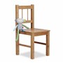 Relaxdays Petite chaise enfant en bambou chaise déco pour plantes ou fleurs HxlxP: 57 x 27 x 29 cm