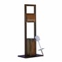 Relaxdays 10020930 Ensemble Toilettes Porte Brosse WC Sur Pied Distributeur de Papier SDB Bambou 82x36x21cm