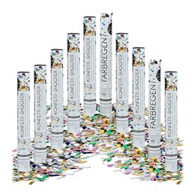 Relaxdays 10x Lanceurs confettis