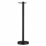 Relaxdays Ensemble serviteur de cheminée 5 pièces accessoire acier balai tisonnier pelle, noir