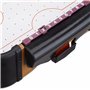 Relaxdays Hockey de table Air Hockey de table Mini Hockey emporter accessoires lxP: 56 x 31 cm, brun